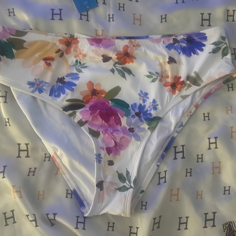 Floral Print Bikini Bottom